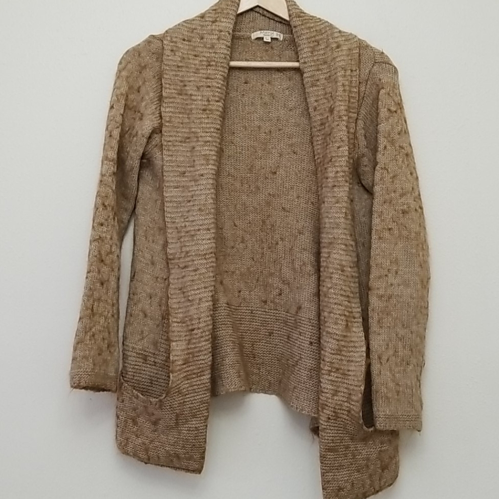 Vintage Wool Alpaca Blend Cardigan Large